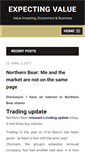 Mobile Screenshot of expectingvalue.com